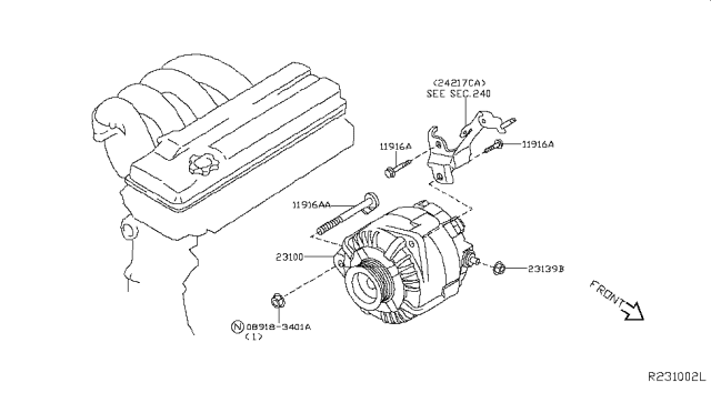 2010 Nissan Maxima Alternator Connector Wiring Diagram
