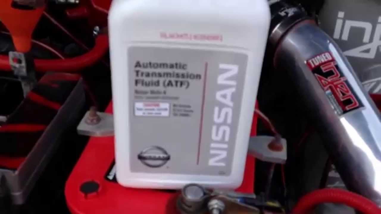 How To Check Transmission Fluid Nissan Maxima