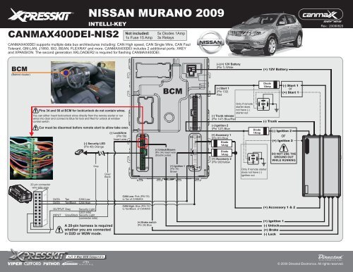 2009 Nissan Murano Starter Relay Location