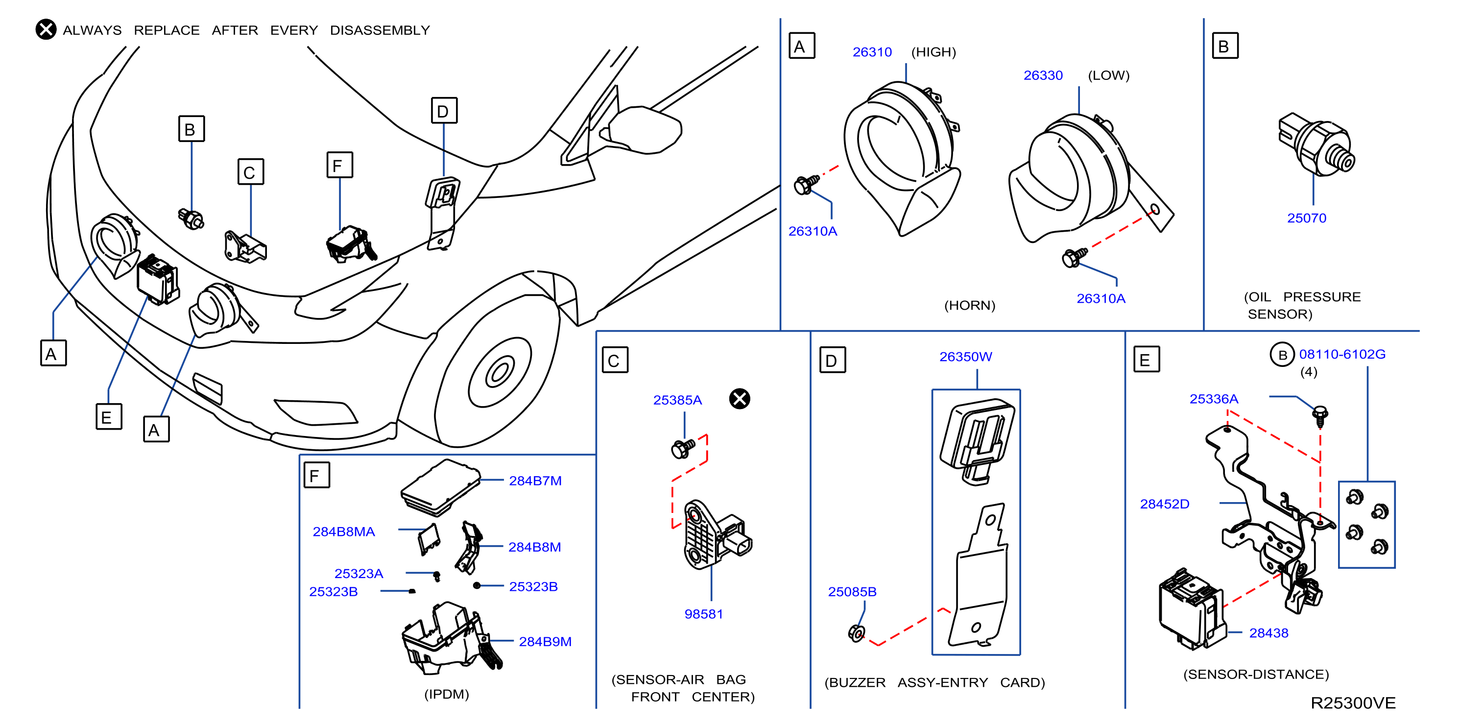 2018 Nissan Murano Front Radar Sensor