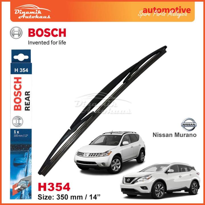 2018 Nissan Murano Rear Wiper Blade Size