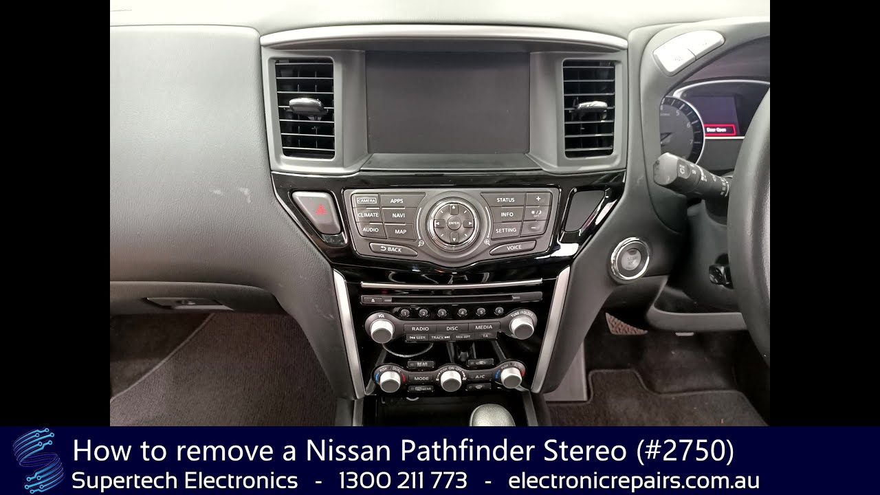 2016 Nissan Pathfinder Stereo Upgrade