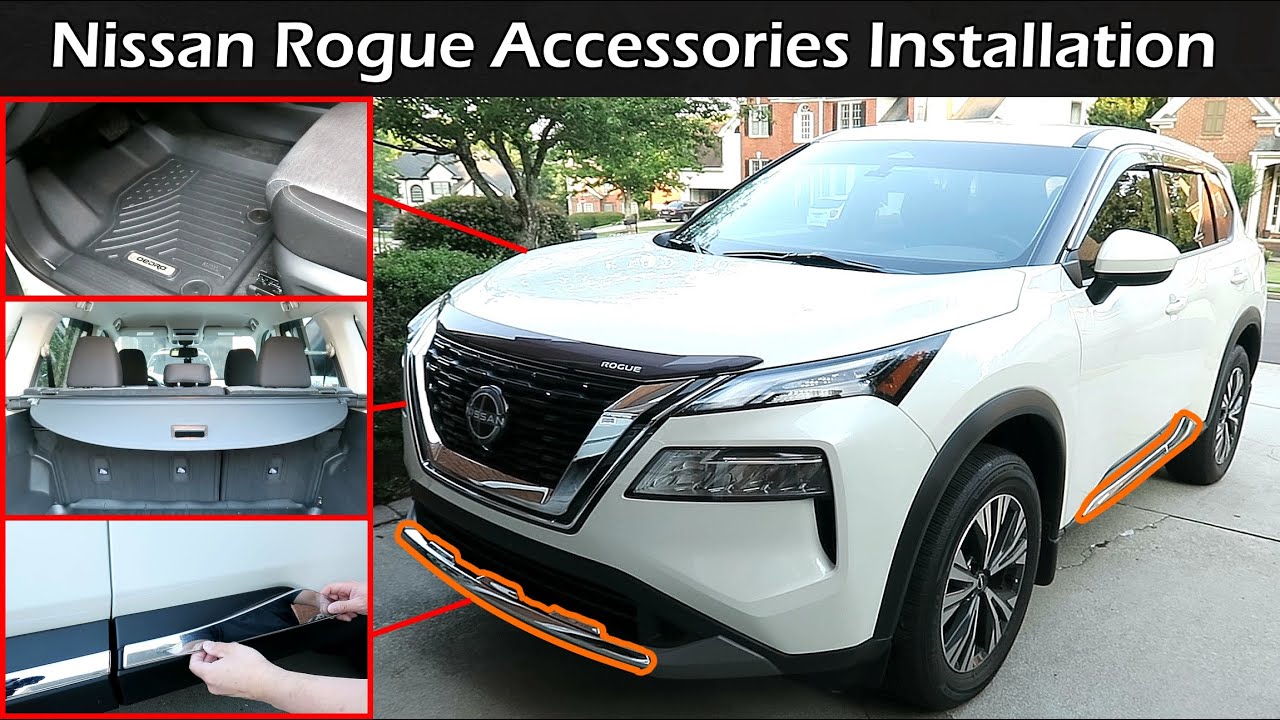 How To Open Nissan Rogue Gas Tank Nissan Rogue Accessories Install 2021+ - YouTube
