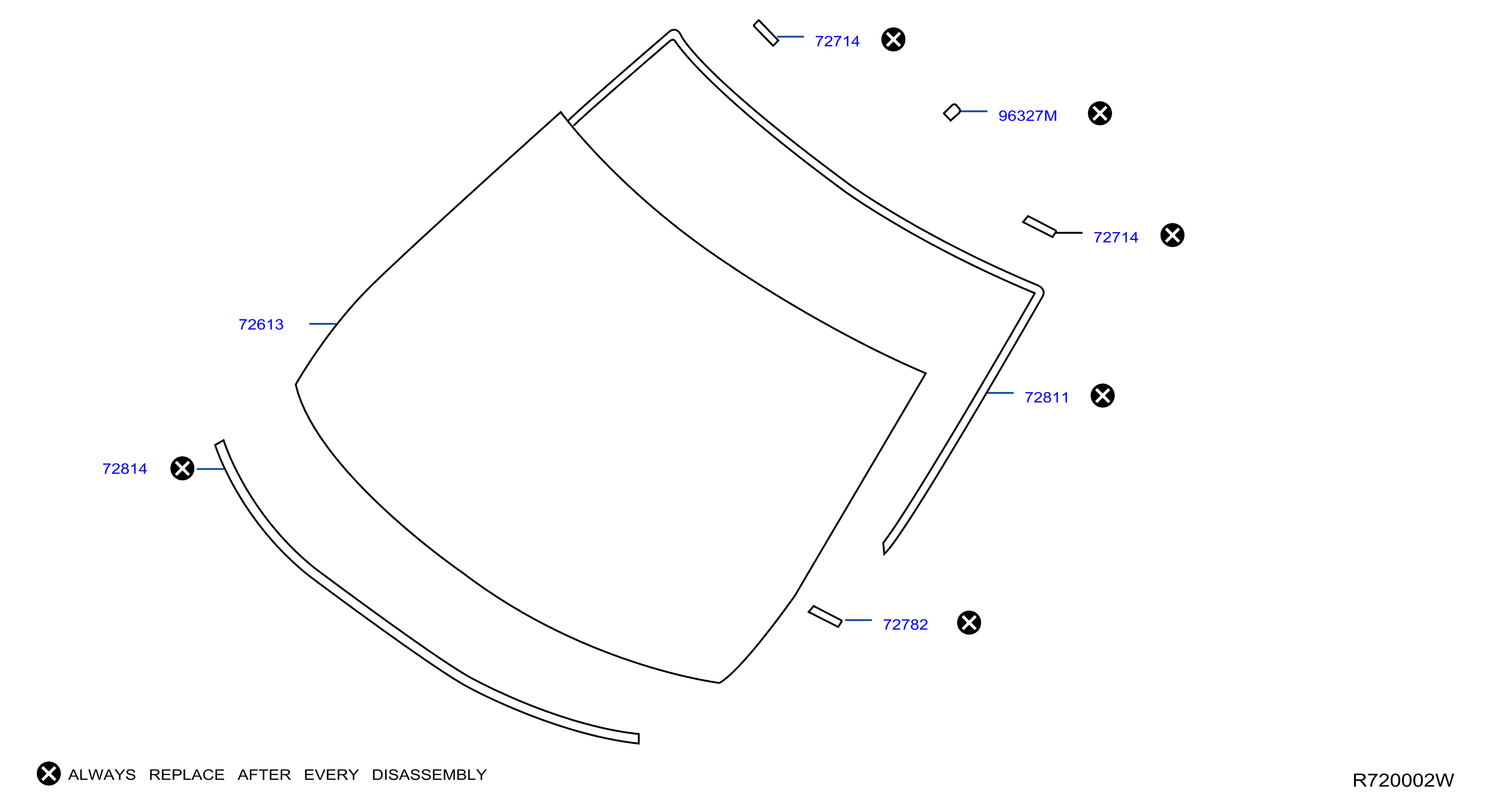 2019 Nissan Rogue Windshield Replacement