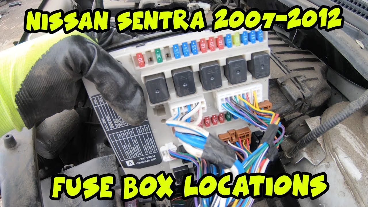2008 Nissan Sentra Fuse Box Diagram