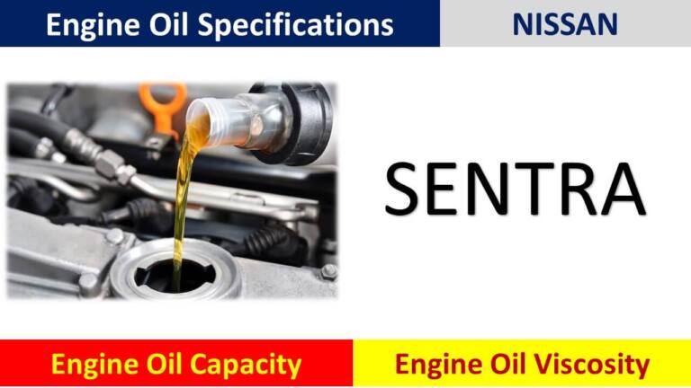 06 Nissan Sentra Oil Capacity