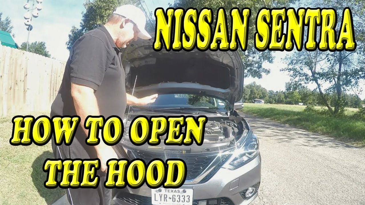 How To Open The Hood Of A Nissan Sentra Nissan Sentra How to Open the Hood - YouTube