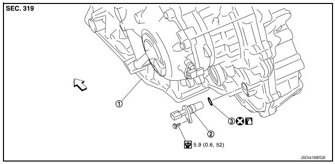 2012 Nissan Sentra Speed Sensor Location