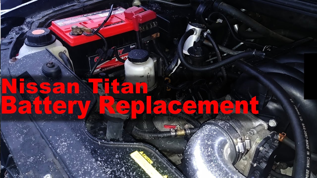 2017 Nissan Titan Battery Replacement