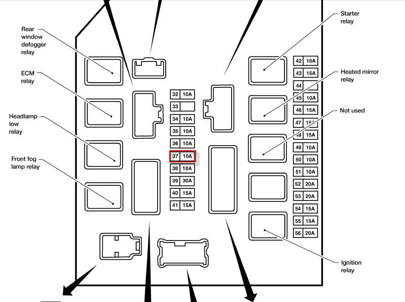 2013 Nissan Titan Fuse Box Diagram