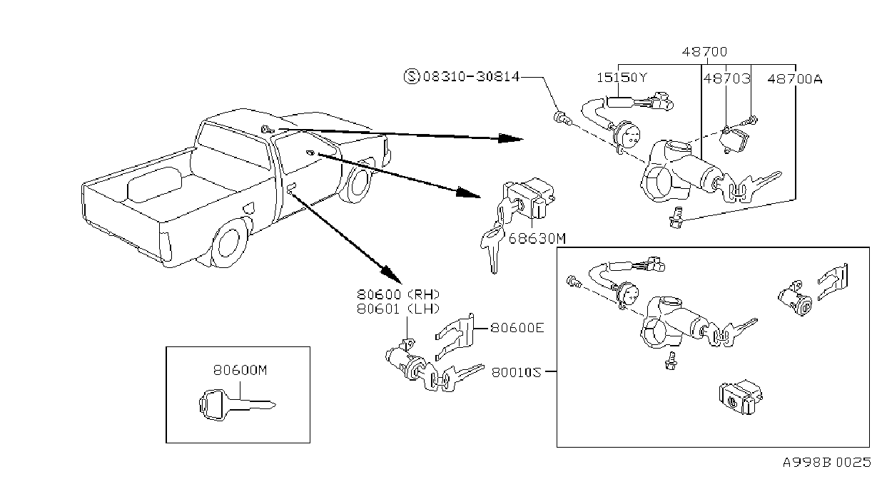 2008 Nissan Titan Ignition Switch