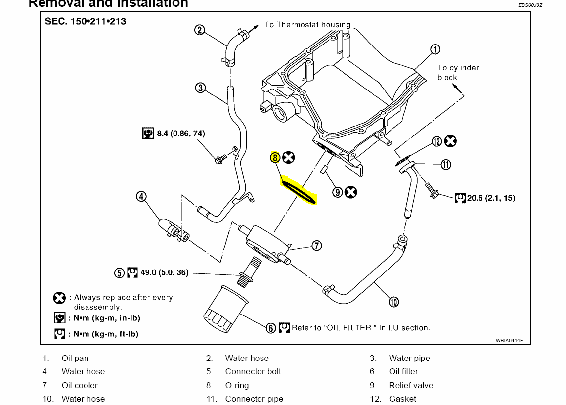 2004 Nissan Titan Oil Pressure Sensor
