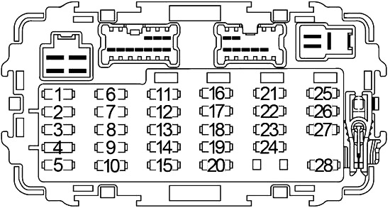 2007 Nissan Xterra Fuse Box Diagram