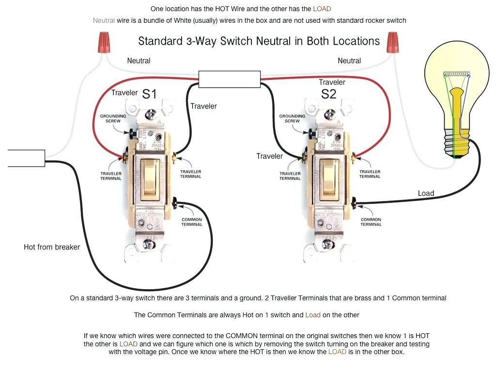 Two Switches One Light Wiring Diagram