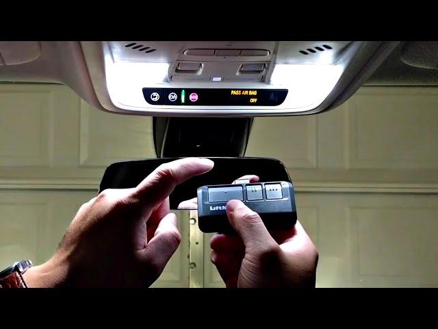 Genie Garage Door Opener Pairing With Car