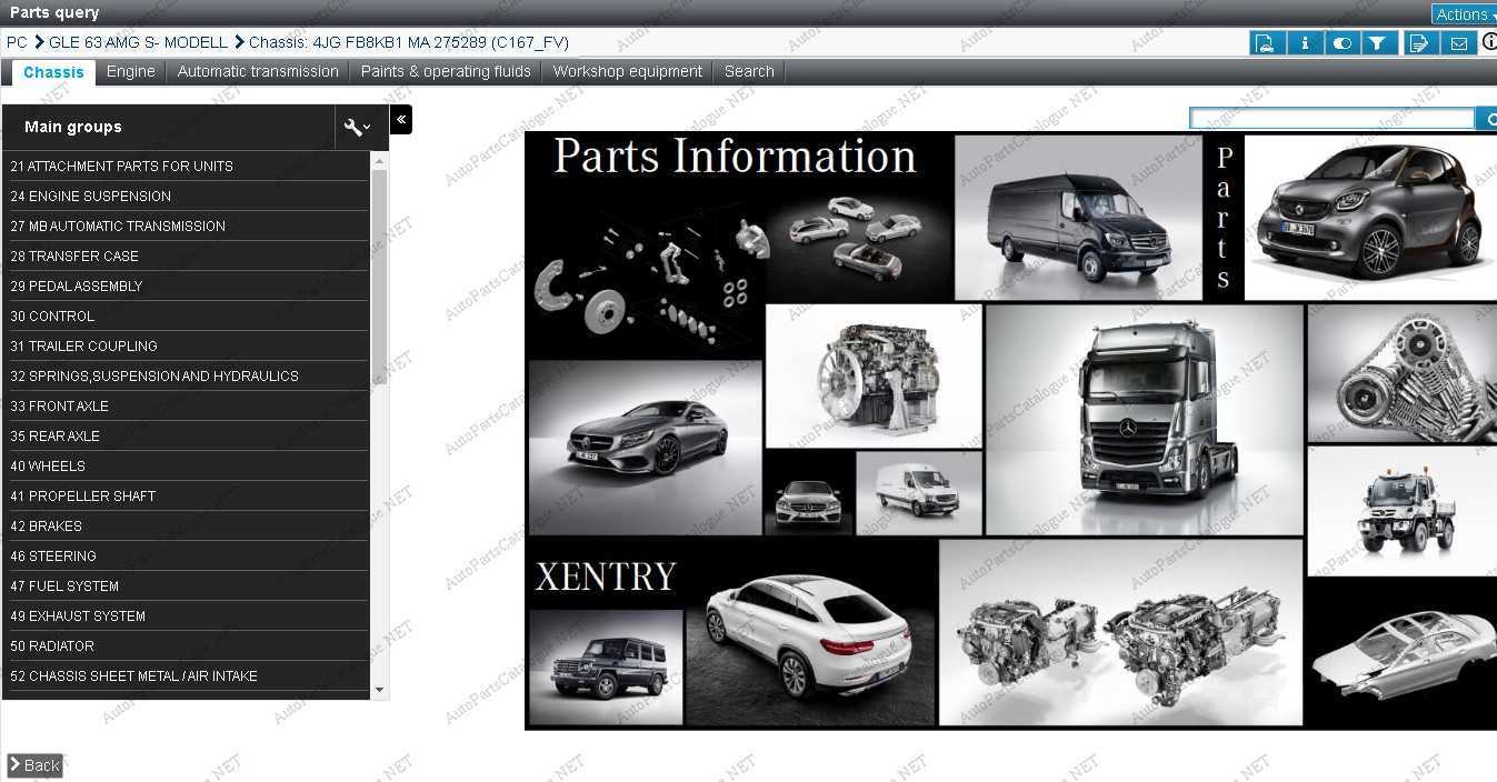 Mercedes Benz Aftermarket Parts Catalog