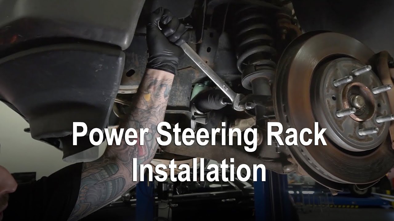 How To Install A Steering Rack Power Steering Rack Installation - YouTube