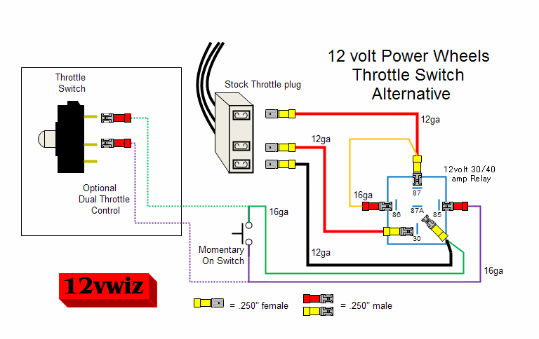 Power Wheels 12v Ride On Car Wiring Diagram