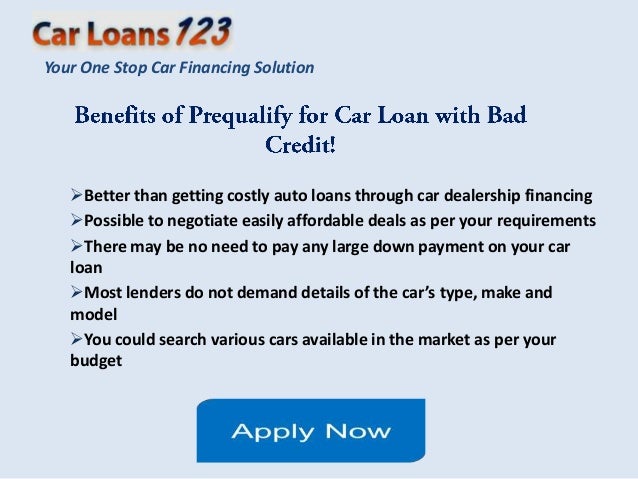 How To Prequalify For Auto Loan