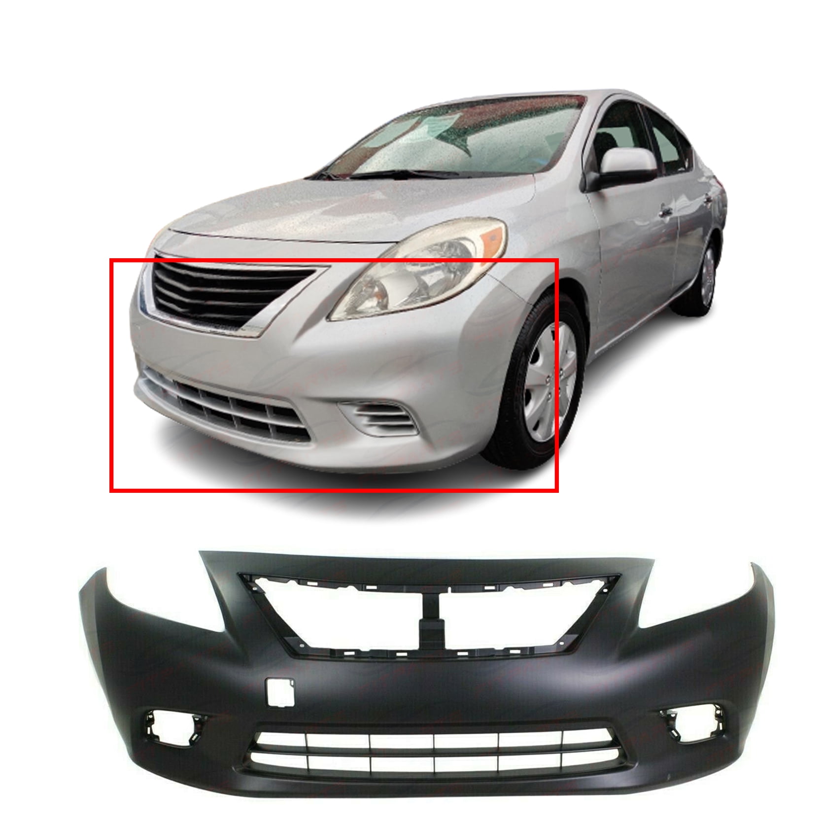 Nissan Versa Front Bumper