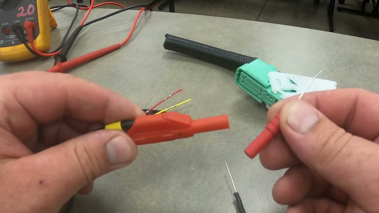 How To Back Probe A Connector Proper back probe usage - YouTube