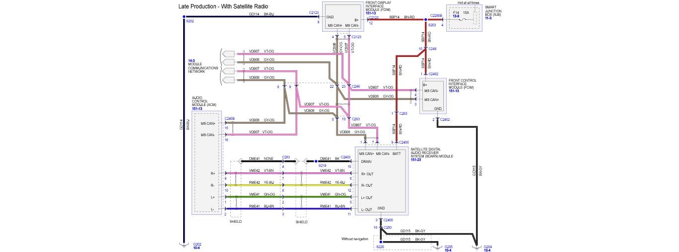 2008 Ford Escape Stereo Wiring Diagram
