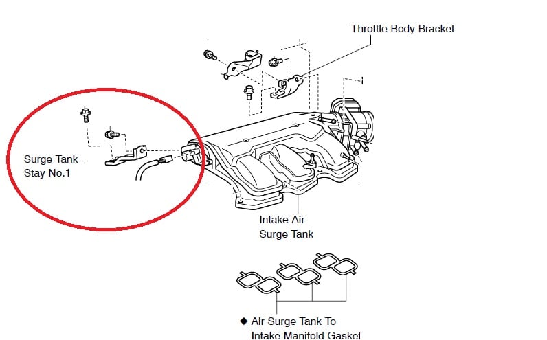 2006 Toyota Avalon Ignition Coil Diagram