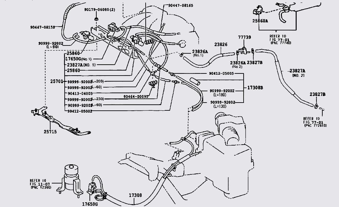 2003 Lexus Es300 Vacuum Hose Diagram