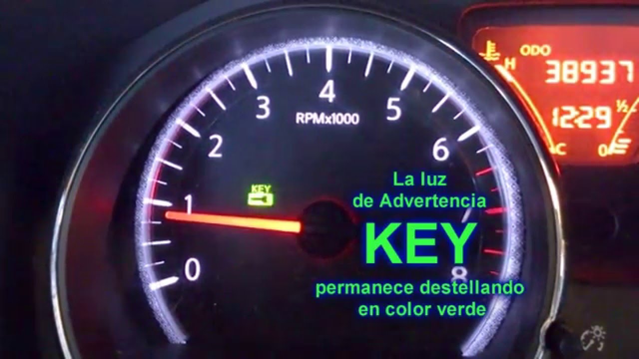 Llave Amarilla En El Tablero Sentra