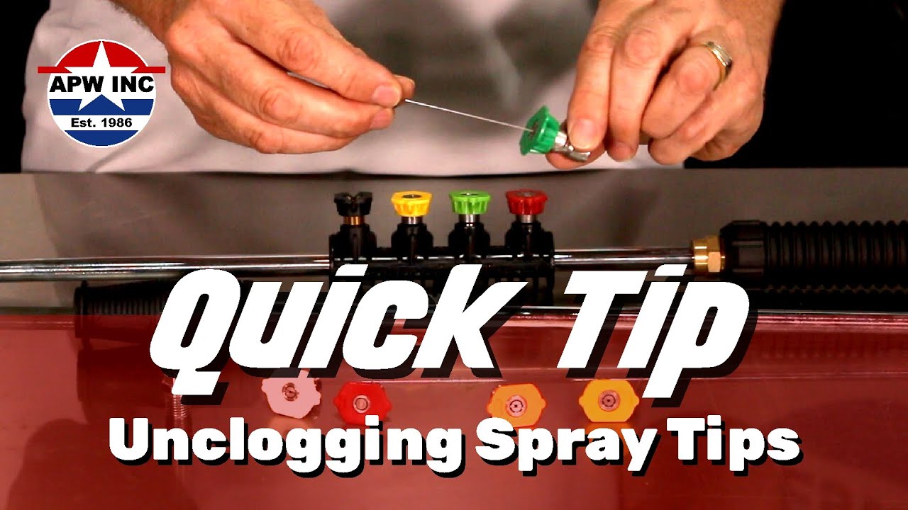 How To Unclog Windshield Wiper Sprayers QUICK TIP: Unclogging Spray Tips - YouTube