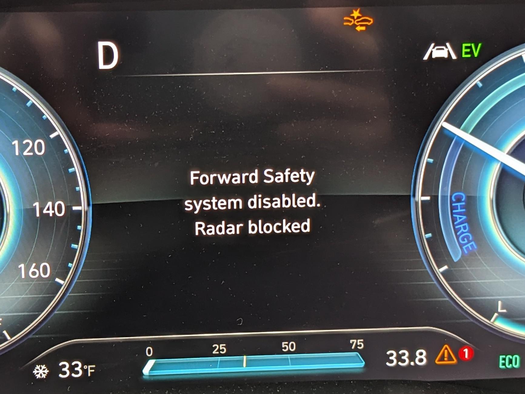 Understanding Forward Safety System Disabled Radar Blocked