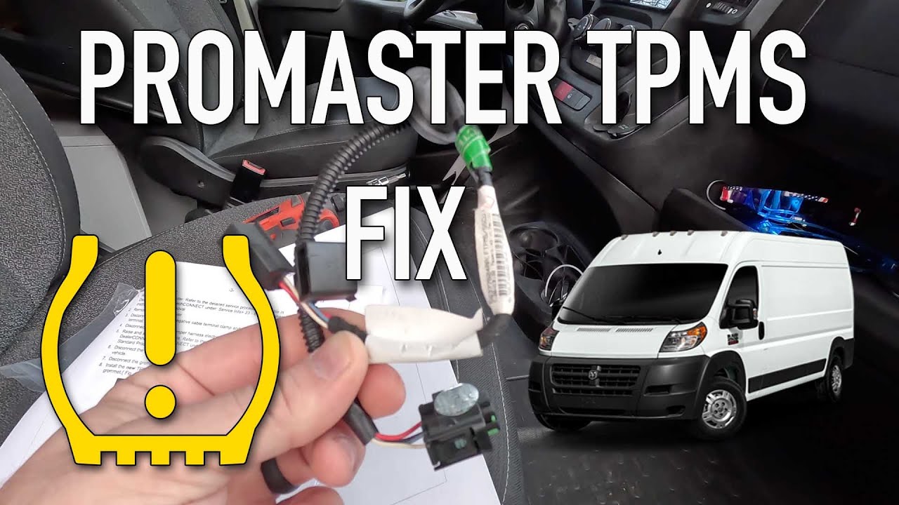 How To Replace Tpms Valve Stem RAM Promaster TPMS Troubleshooting - FIXED DTC C101488 C101288 - YouTube