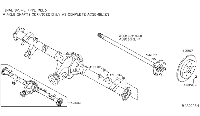 Nissan Frontier Rear Axle Replacement
