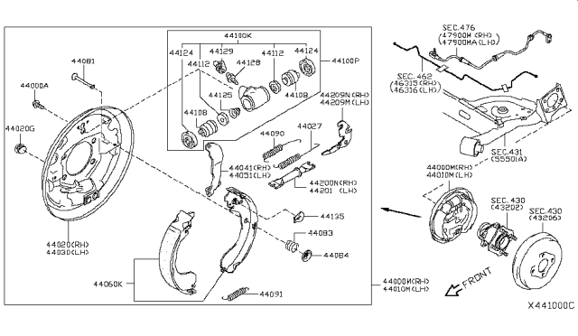 2011 Nissan Versa Rear Brakes
