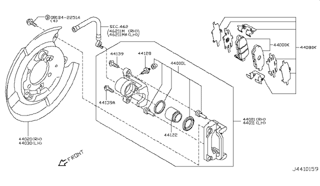 2016 Nissan Rogue Rear Brakes