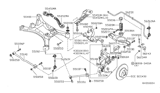 2013 Nissan Altima Rear Suspension Diagram