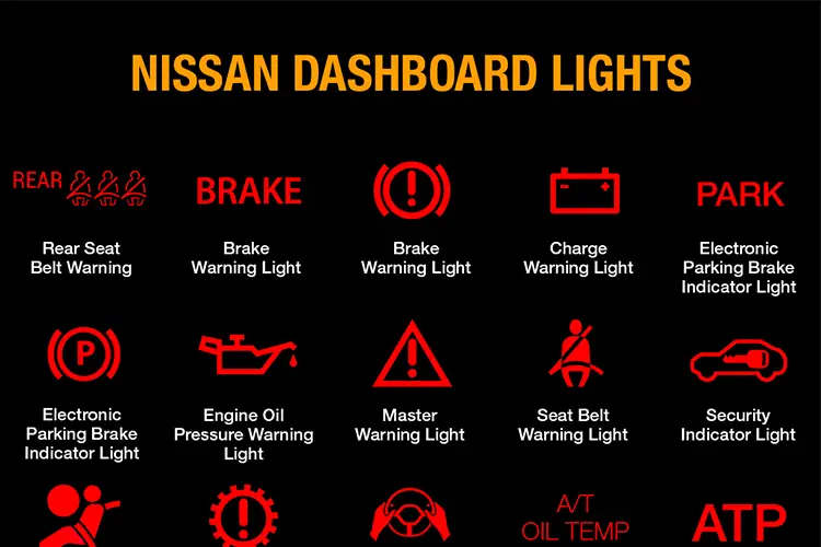Dashboard Warning Light Flashing Red Car With Key Icon Nissan