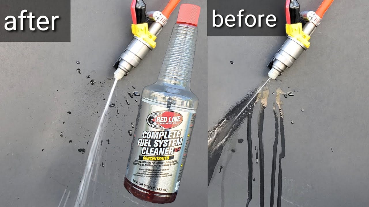 How To Use Redline Fuel System Cleaner Redline complete fuel system cleaner fixed clogged fuel injector? - YouTube
