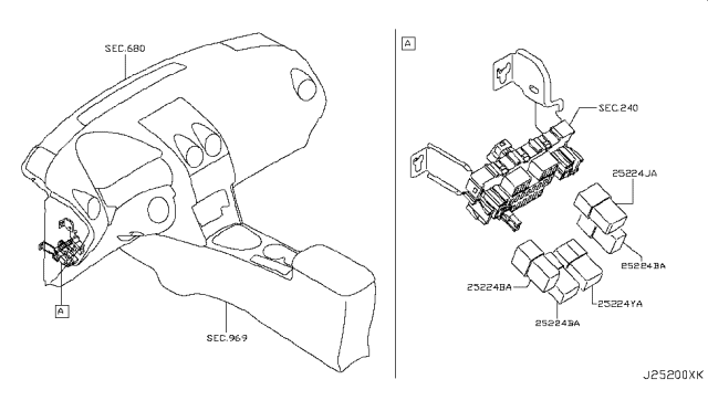 2013 Nissan Rogue Starter Relay Location