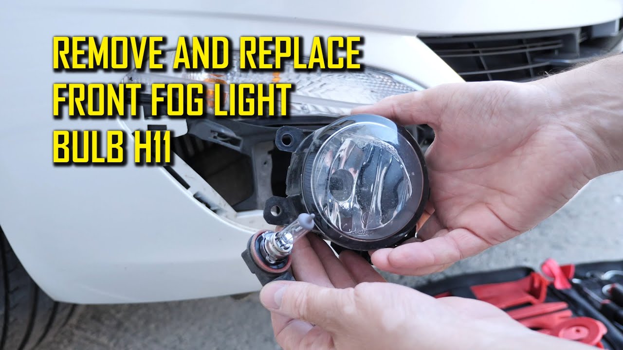 How To Replace A Fog Light Bulb REMOVE AND REPLACE FRONT FOG LIGHTS AND BULBS H11 - PEUGEOT 308 T9