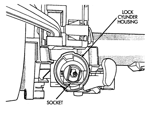 Diagram Ignition Lock Cylinder Housing Assembly