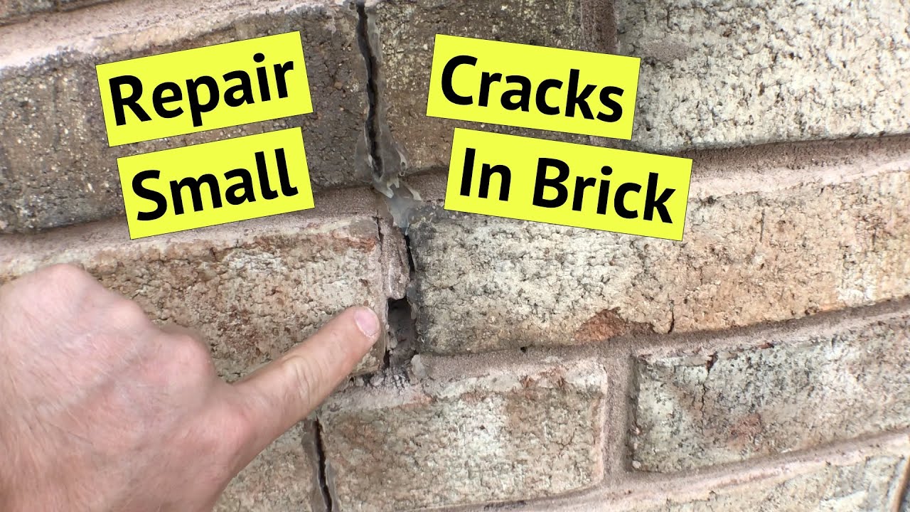 How To Fix A Crack In The Dashboard Repair Small Cracks In Brick Wall | HOW TO - YouTube