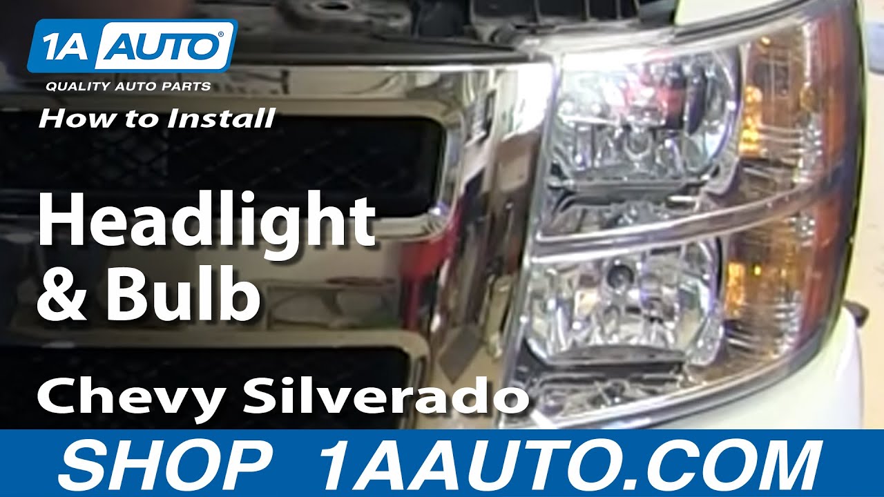 Replace Headlight Bulb 2008 Chevy Silverado
