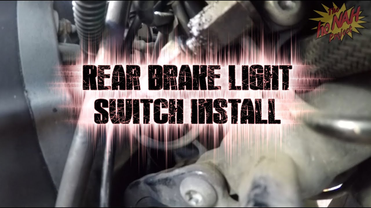 How To Replace The Brake Light Switch