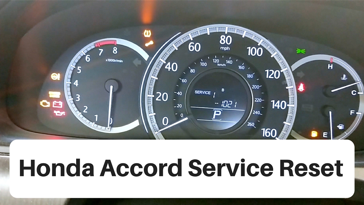 How To Reset Engine Light On Honda Accord
