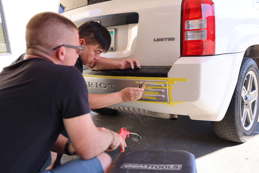 Repair Scuffed Plastic Bumper