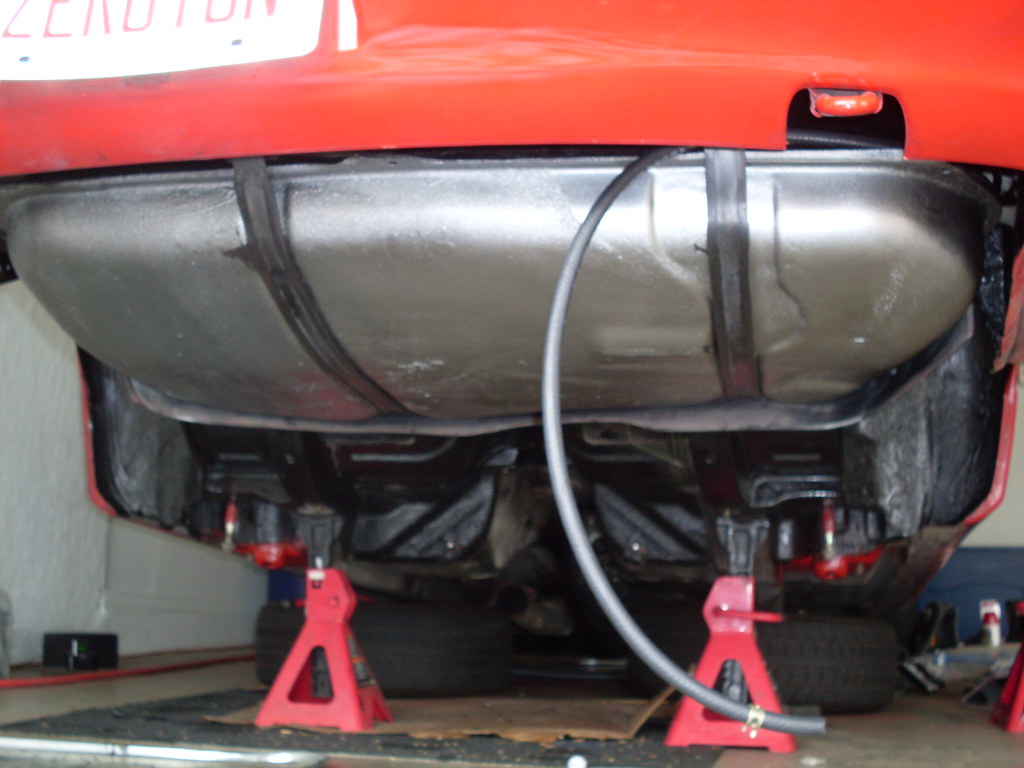 Removal, Cleaning, And Reinstallation Of The S13 Fuel Tank