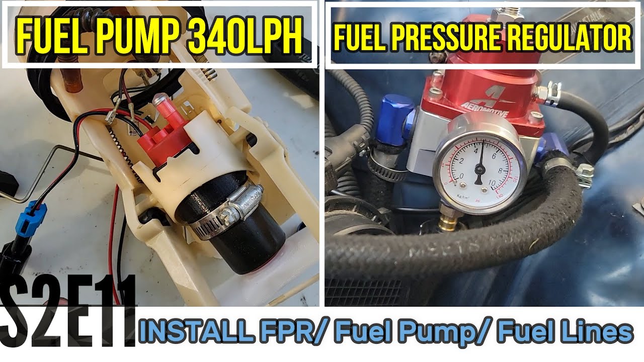 How To Install Aftermarket Fuel Pressure Regulator S2E11 - How To Install Aftermarket Fuel Pressure Regulator, Fuel Pump