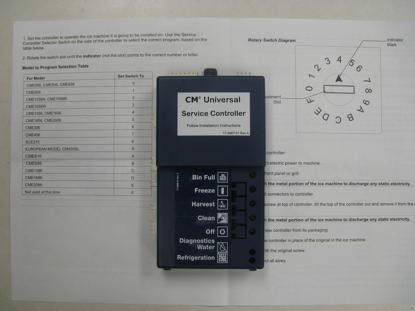 Cm3 Universal Service Controller Manual