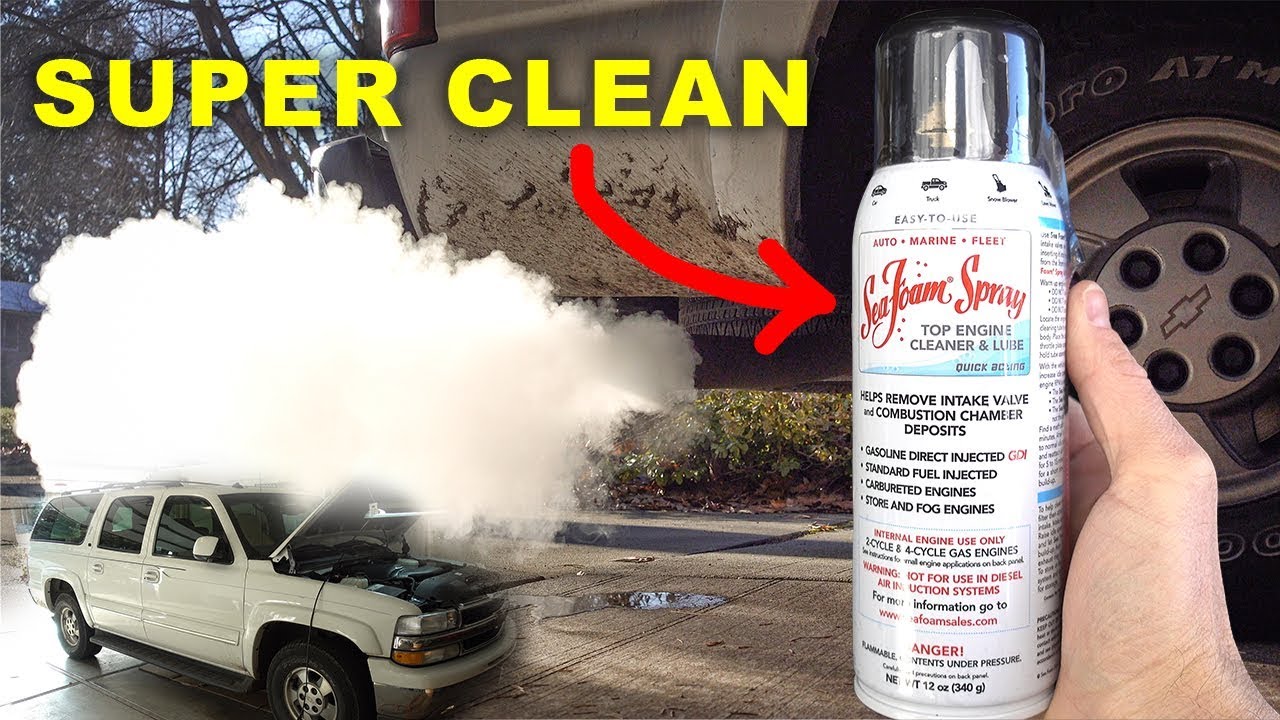 How To Use Sea Foam Motor Treatment SEAFOAM SPRAY - SUPER CLEAN Your Motor! - YouTube